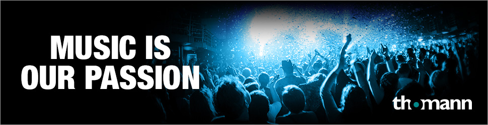 Banner promocional Thomann Music is Passion 2025